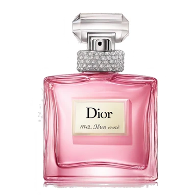 Perfume rosado misa dior sticker