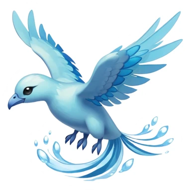 Elemental Flying-type-Water-type natural Pokémon-Fakémon-creature sticker