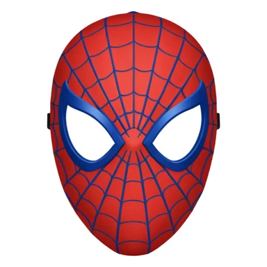 Spider man mask sticker