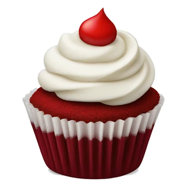 Red velvet cupcake  sticker