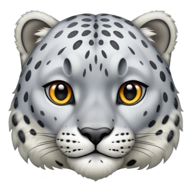 Snow leopard sticker