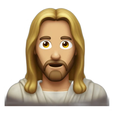 Jesus ready to kill demons sticker