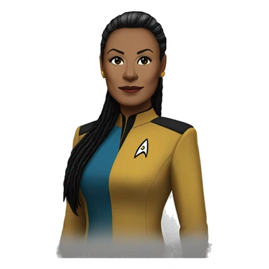 Star Trek Counselor Deanna Troy sticker