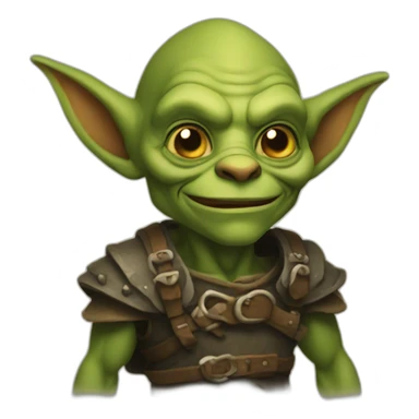 Goblin qui rie sticker
