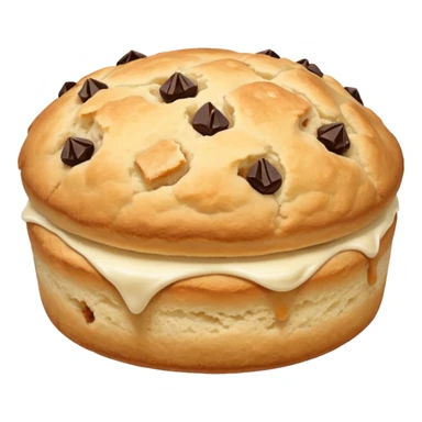 beige scone sticker