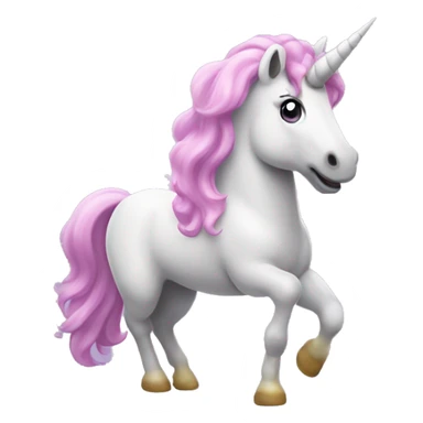 Unicorn farting dust  sticker