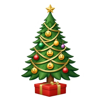 Christmas tree Raulph lauren emoji sticker