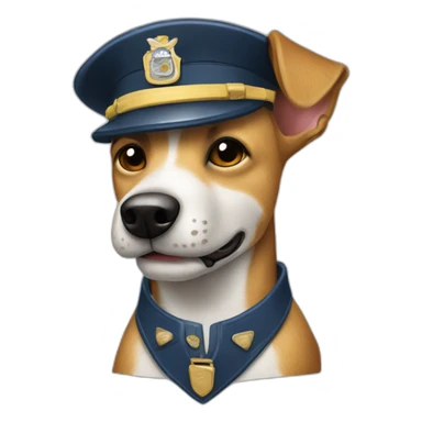 jackrasl terrier dog that works in the state security service sticker