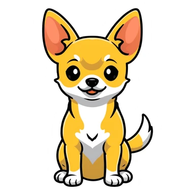 A chihuahua dog sticker