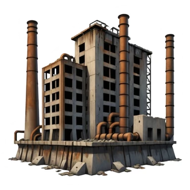 the power plant ruins sticker