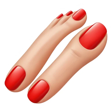 long toe nails  sticker