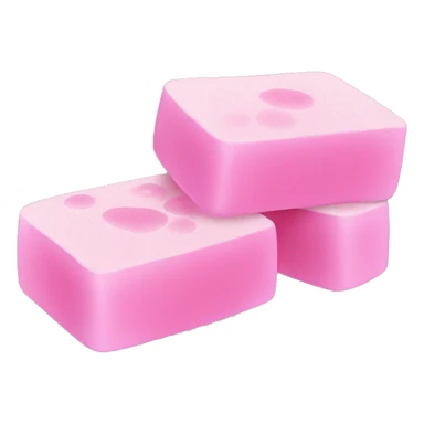 Pink soap suds sticker