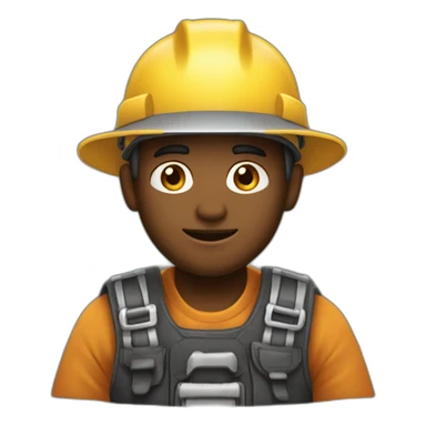 Mineur charbon sticker