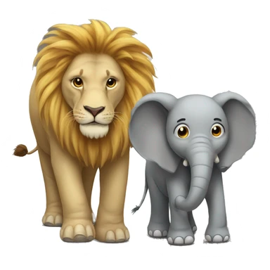 Hybrid elephant and lion  sticker