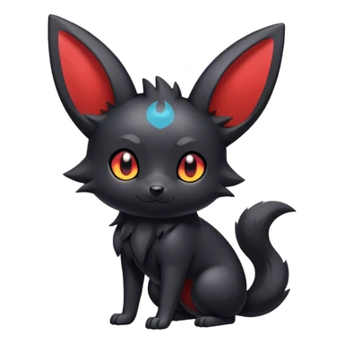 Umbreon-Zorua-hybrid full body sticker
