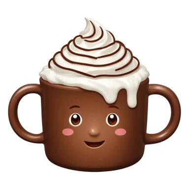 hot chocolate mug sticker