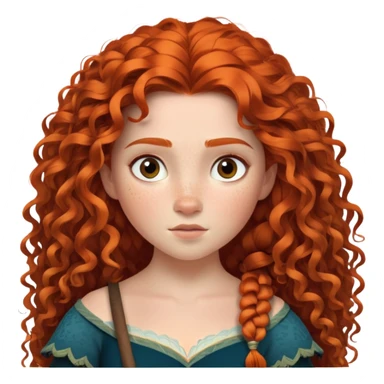 Merida from Brave, Disney sticker