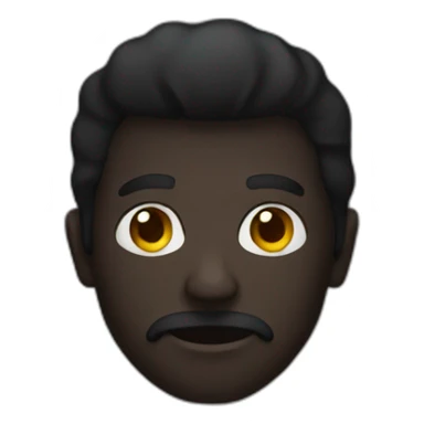 dark man logo  sticker