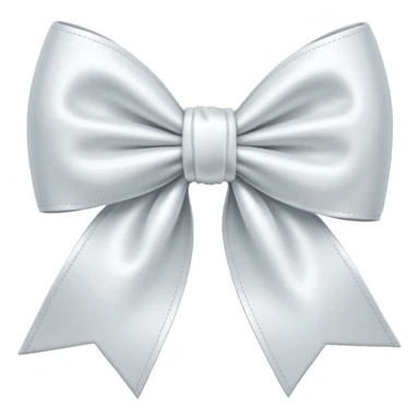 white bow sticker