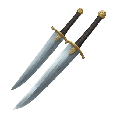 two swords sticker