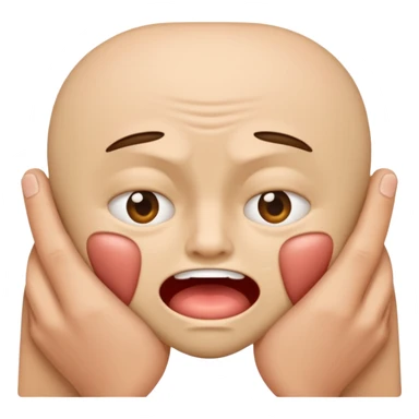 Person holding groin make person hold it  sticker