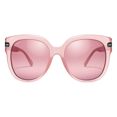 Powder pink Chanel sunglasses sticker