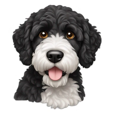 Portuguese water dog sticker