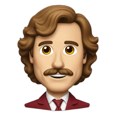 Ron Burgundy sticker