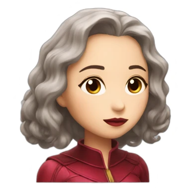 wanda maximoff kissing vision sticker