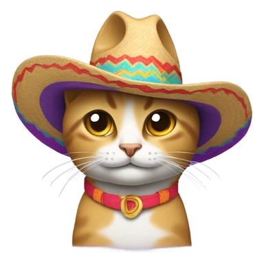 Gato con sombrero  sticker
