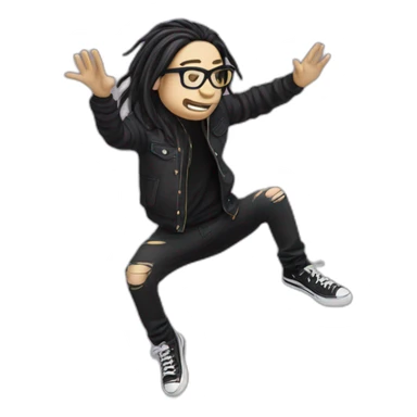 skrillex dancing on water sticker