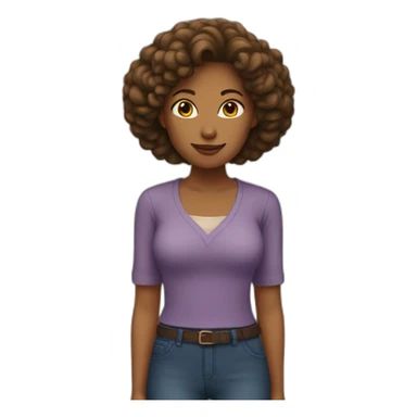 Femme en colère sticker