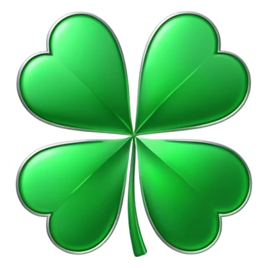 The letters A.I.M. with a green clover background  sticker