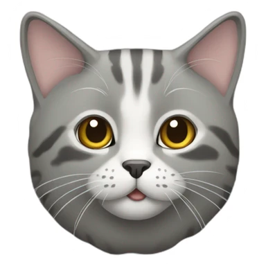 Cat-grey-annoid-loaf sticker