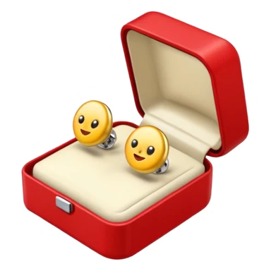 Earrings (in red box, front view) – Ivory, no need to add face or emoji sticker