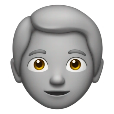 Men face without ear nose eye and mouth sticker