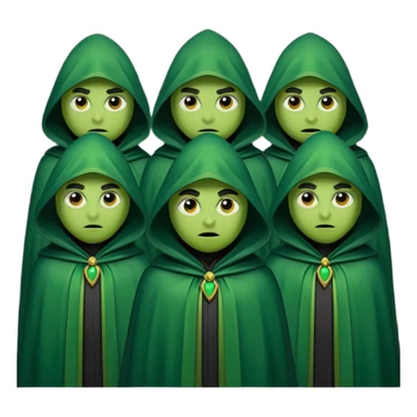 green Cloaked night guards sticker
