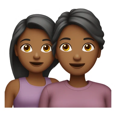 mum and daughter  sticker