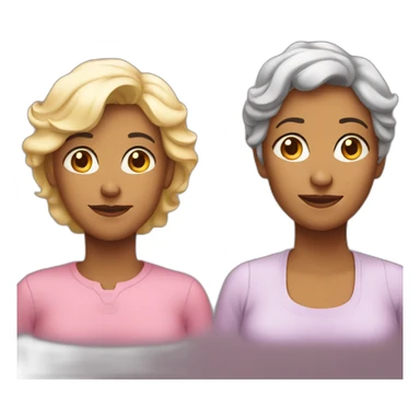 Mother is 50 Years Old and Women is 30 Years Old sticker