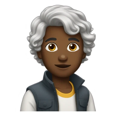 Garçon métisse sticker