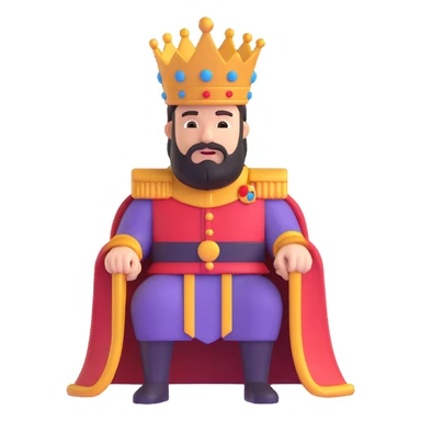 The sinister king sticker