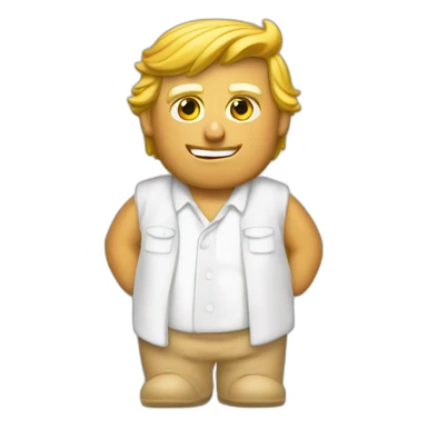 trump-baño-de-oro sticker