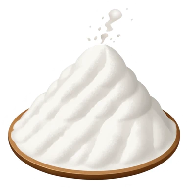 Talcum powder sticker