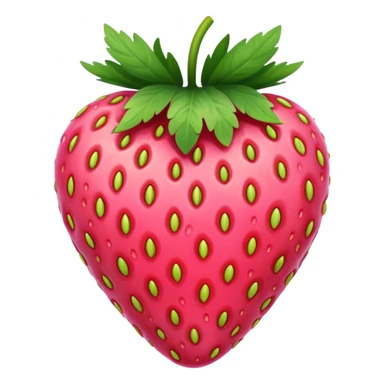 pink strawberry sticker