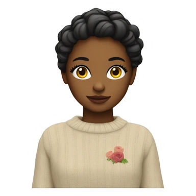 downtown girl sweater sticker