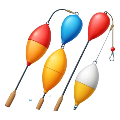 fishing floats sticker