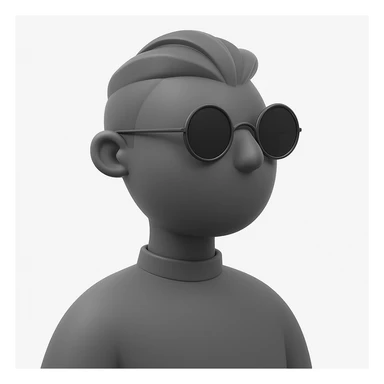 Make the same monochrome default avatars on a white background and change the direction they are facing.
Right now, they are facing 4 o'clock. They need to face 8 o'clock. sticker