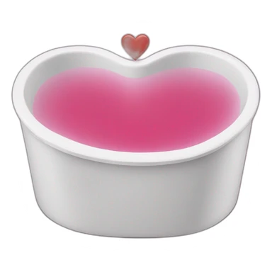 heart shaped tub sticker