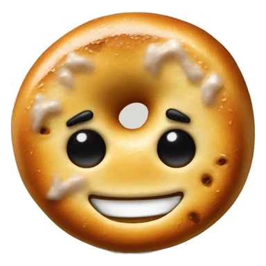 Voodoo toasted bagel sticker