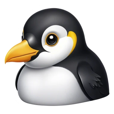 one eye penguin sticker